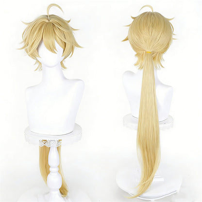 【In Stock】Game Genshin Impact Cosplay Lumine&Aether As Heaven and Earth Are Made Anew Cosplay Wig