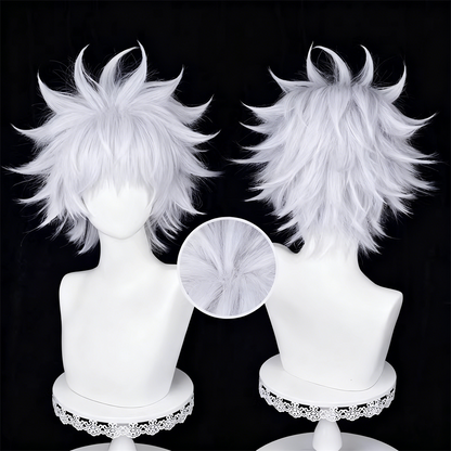 【In Stock】Anime Hunter x Hunter Cosplay キルア＝ゾルディック Killua Zoldyck Cosplay Wig
