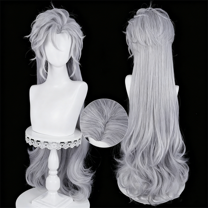 【In Stock】Game Love and Deepspace Cosplay Silverwing Demon Sylus シン 진운 Cosplay Wig