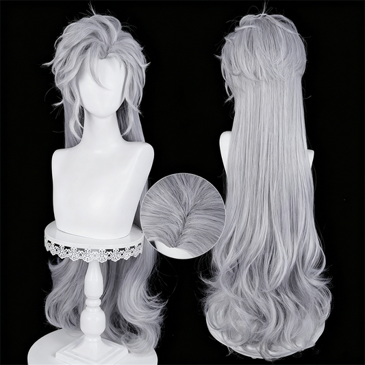 【In Stock】Game Love and Deepspace Cosplay Silverwing Demon Sylus シン 진운 Cosplay Wig