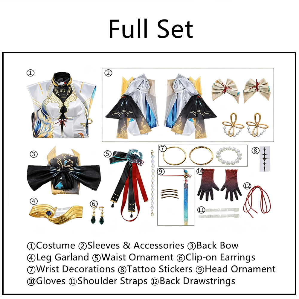 【In Stock】Game Wuthering Waves Cosplay Suisui Cosplay Costume Premium Edition