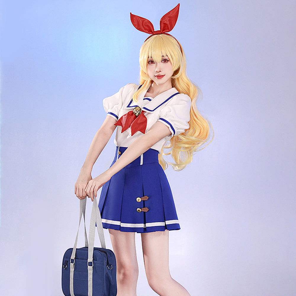 【Pre-Sale】Anime Aikatsu! Cosplay Summer School Uniform Cosplay Costume Premium Edition