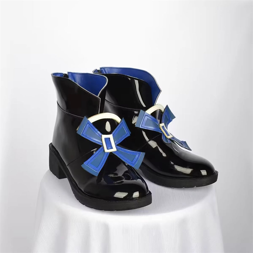 Game Genshin Impact Cosplay Furina Cosplay Shoes