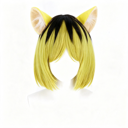 【In Stock】Anime Chainsmoker Cat Yani Neko ヤニねこ Cosplay Yakuko Etsushimaru Cosplay Wig