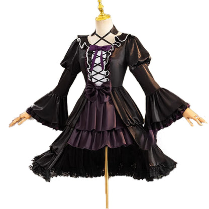 【In Stock】Anime Puella Magi Madoka Magica Cosplay Akemi HomuraCosplay Costume Premium Edition