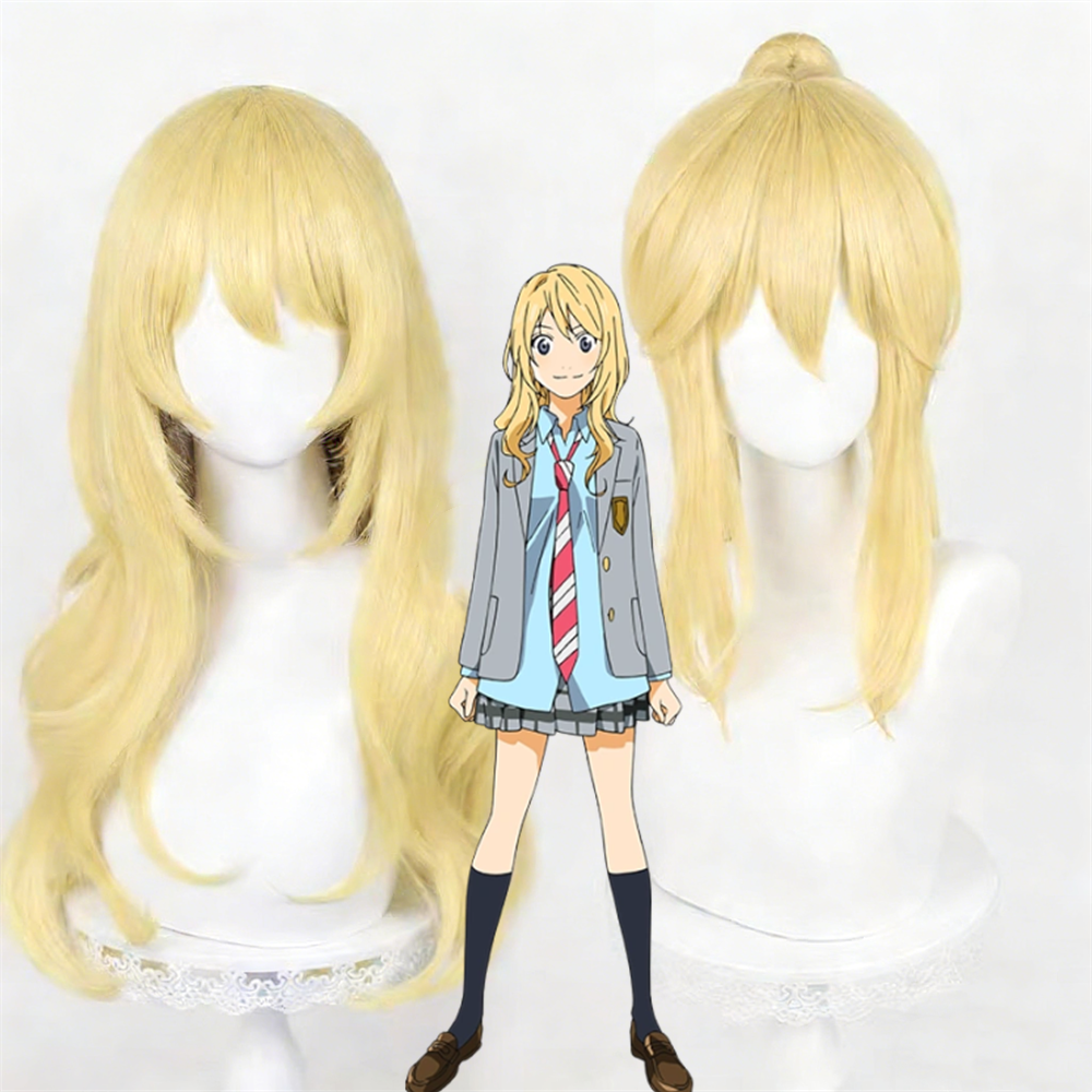 【In Stock】Anime Your Lie in April Cosplay Kaori Miyazono Cosplay Wig