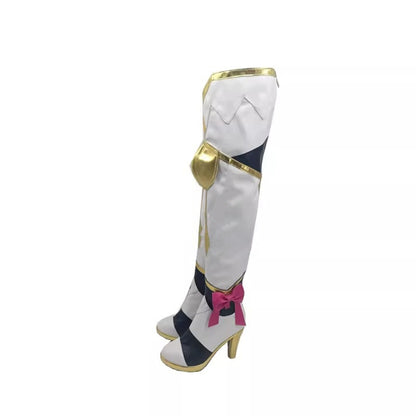 Game Genshin Impact Cosplay Noelle Cosplay Shoes Long Boots