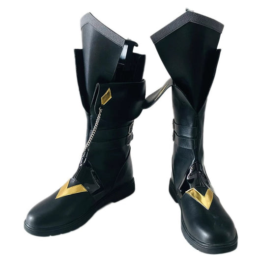 Game Genshin Impact Cosplay Tartaglia Cosplay Shoes - Cosplay Shoes Boots