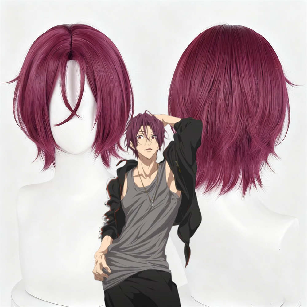 【In Stock】Anime Free! Cosplay まつおかりん Rin Matsuoka Cosplay Wig
