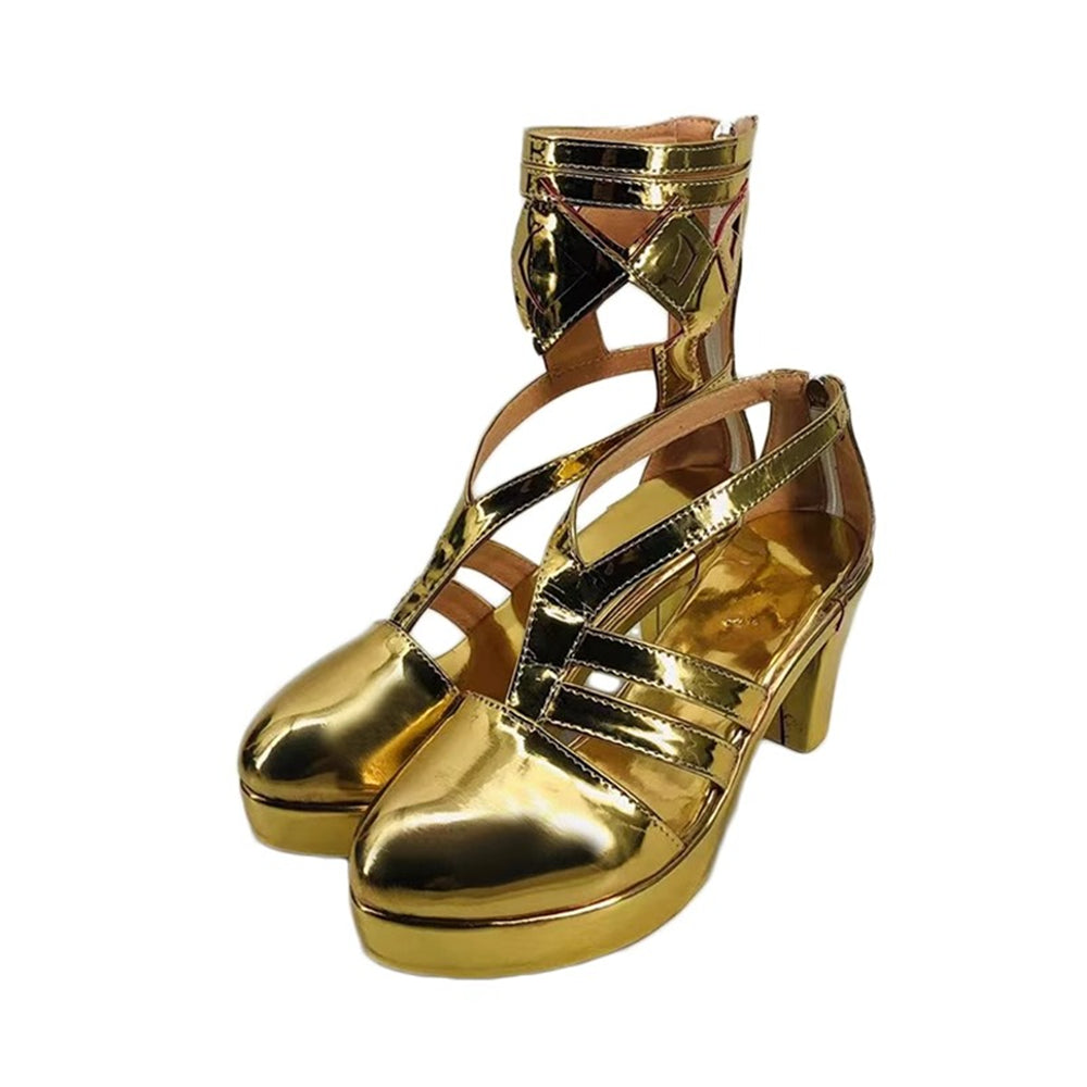 Game Genshin Impact Cosplay Layla Cosplay Shoes - Cosplay Shoes Boots