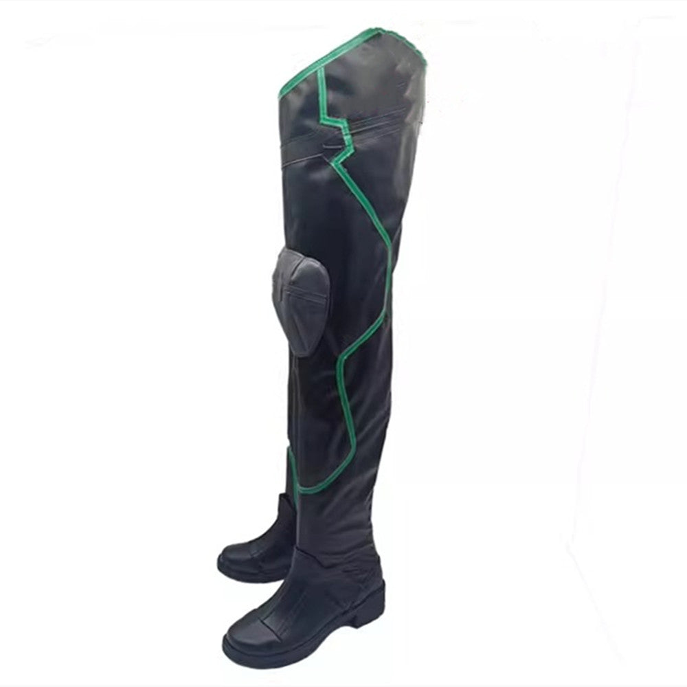 Game Valorant Cosplay Special Agents Viper Cosplay Shoes Long Boots Shoes