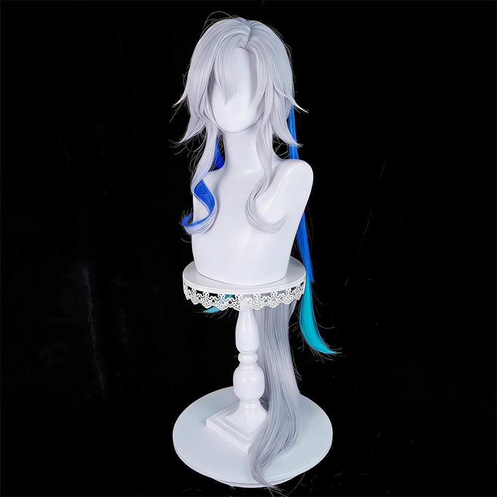 【In Stock】Game Genshin Impact Cosplay Neuvillette: Melusent Gift Cosplay Wig