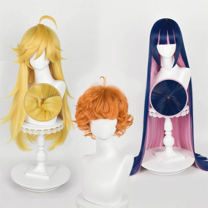 【In Stock】Anime Panty & Stocking with Garterbelt Cosplay Panty Burifu Stocking Cosplay Wig