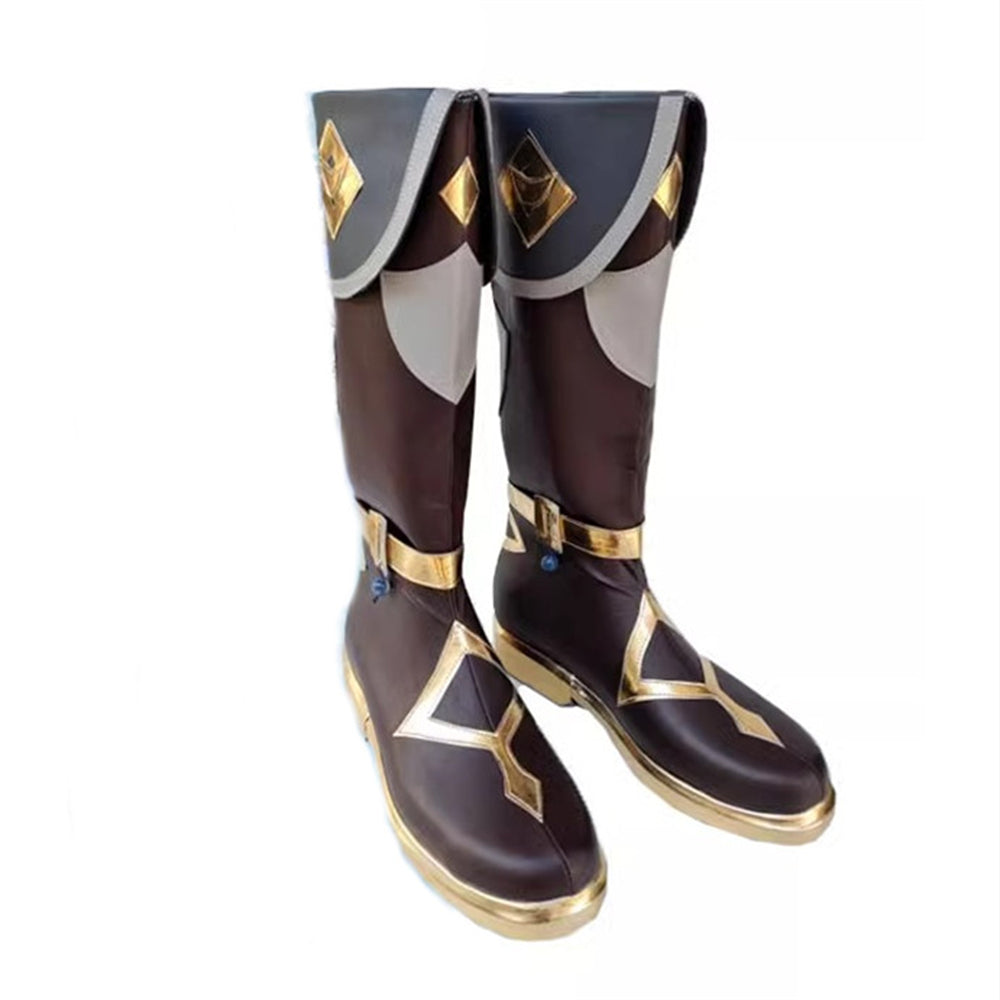 Game Genshin Impact Cosplay Kaeya Alberich Cosplay Shoes