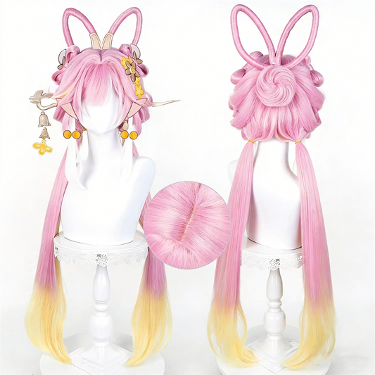 【In Stock】Game Honkai Impact 3rd Cosplay Glistening Moonlight Elysia Cosplay Wig