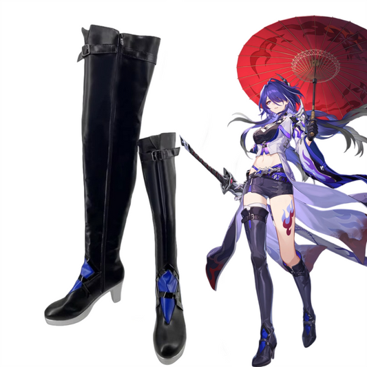Game Honkai: Star Rail Cosplay Acheron Cosplay Shoes