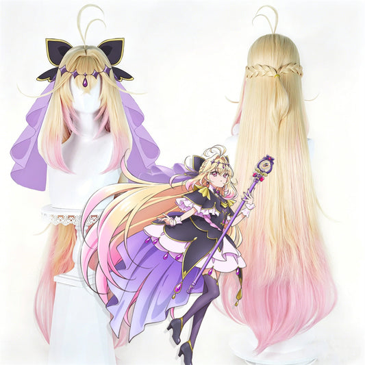 【In Stock】Anime Meitantei Pretty Cure! Cosplay Moria Luluka Cure Arcana Shadow キュアアルカナ・シャドウ Cosplay Wig