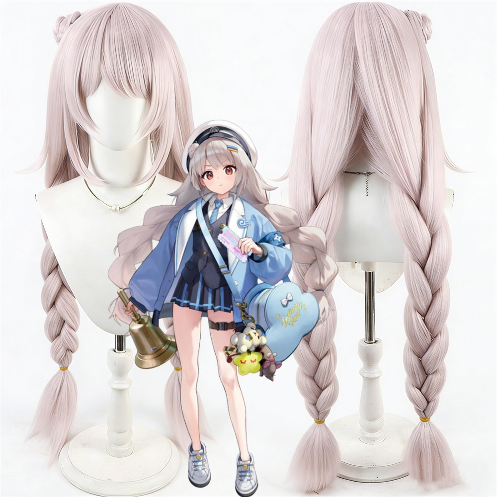 【In Stock】Game 승리의여신: 니케 Goddess of Victory: Nikke Cosplay 솔린 : 프로스트 티켓 ソリン：フロストチケット Soline: Frost Ticket Cosplay Wig