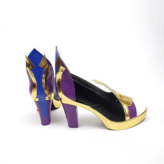 Game Genshin Impact Cosplay Yelan Cosplay Shoes - Cosplay Shoes Boots
