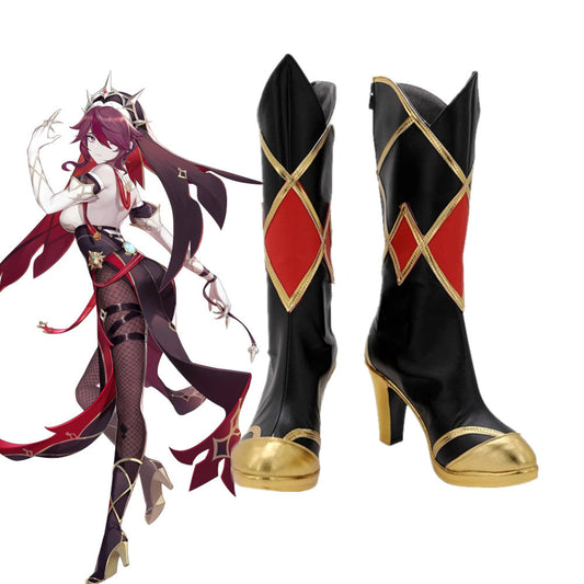 Game Genshin Impact Cosplay Rosaria Cosplay Shoes - Cosplay Shoes Boots