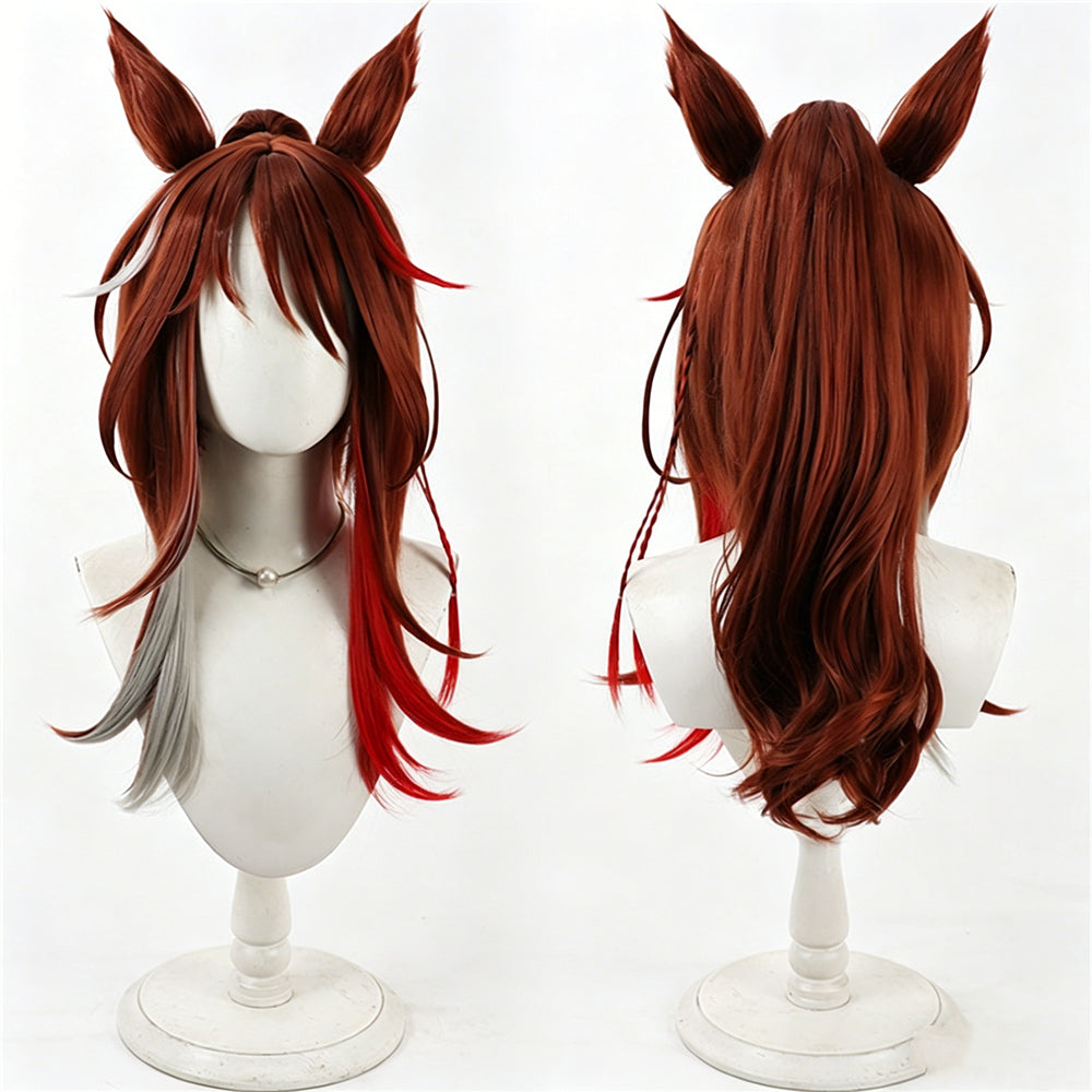 【In Stock】Game Umamusume:Pretty Derby Cosplay フォーエバーヤング Forever Young Cosplay Wig With Ears and Tail