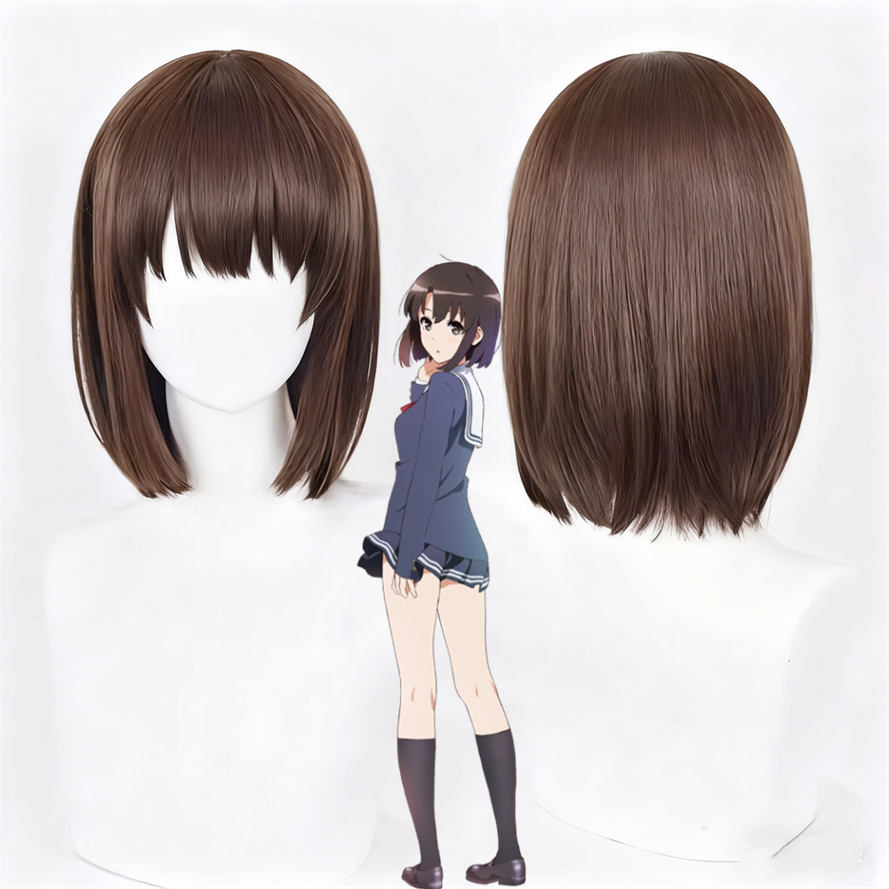【In Stock】Anime Saekano: How to Raise a Boring Girlfriend Cosplay Megumi Kato Cosplay Wig