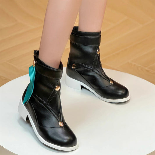 Game Honkai: Star Rail Cosplay Xianzhou Alliance Qingque Cosplay Shoes - Cosplay Shoes Boots