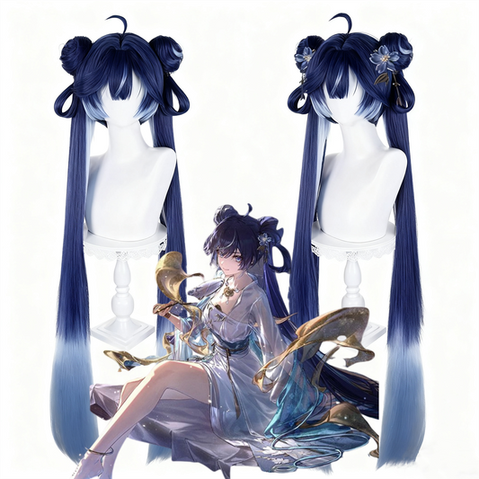 【In Stock】Game Wuthering Waves Cosplay Yongqing Fang's Iuno Cosplay Wig
