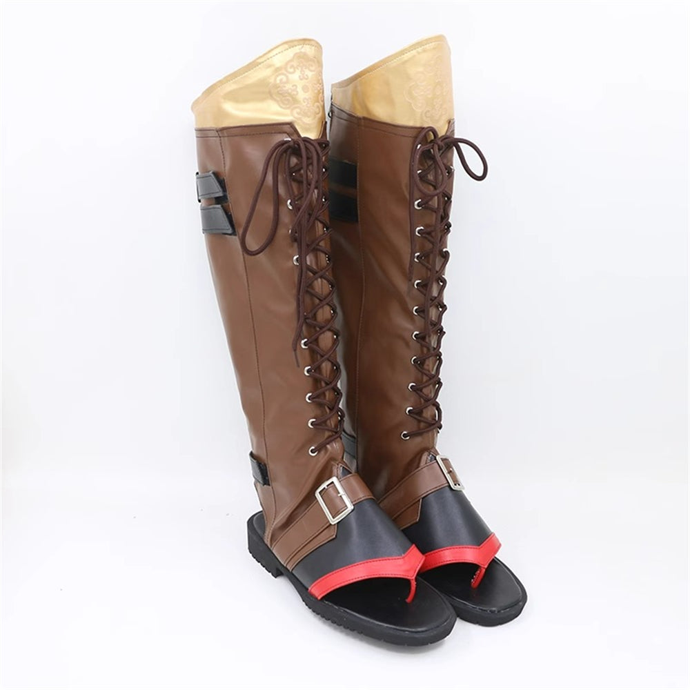 Game Genshin Impact Cosplay Thoma Cosplay Shoes - Cosplay Shoes Boots