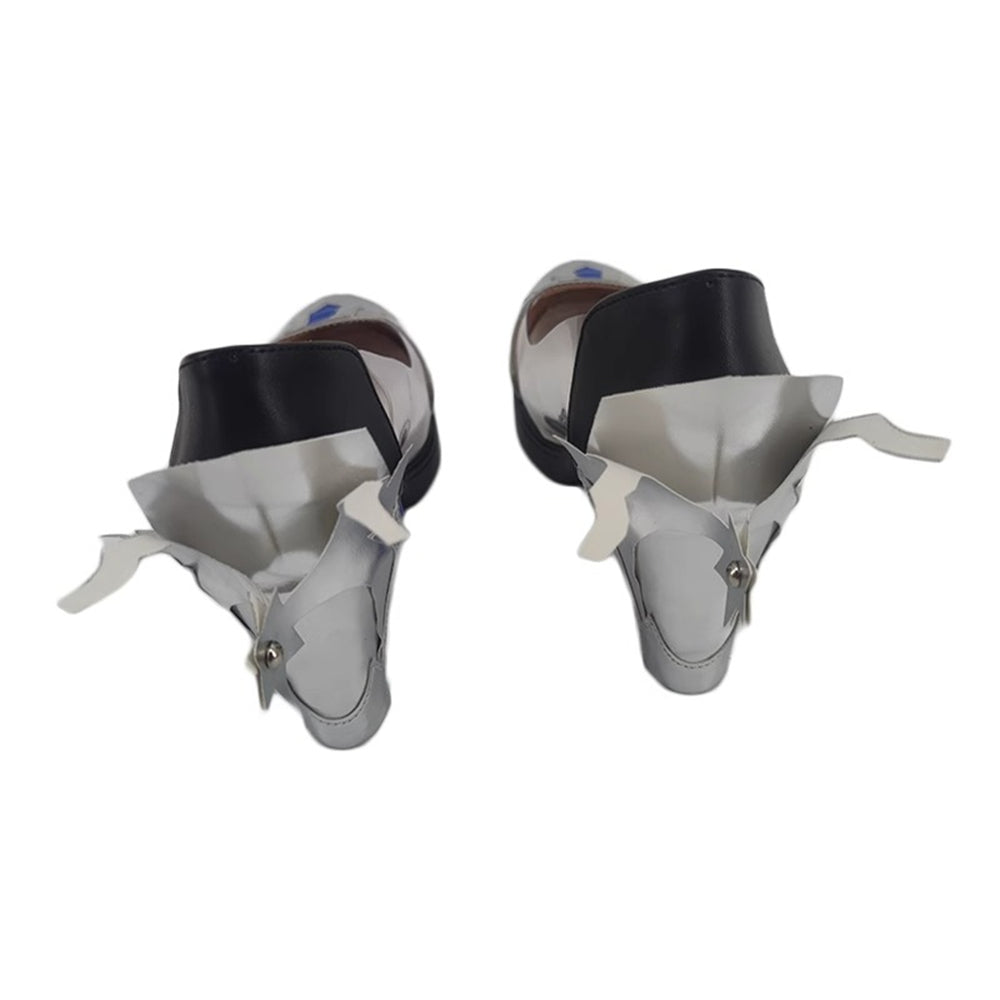 Game Genshin Impact Cosplay Eula Cosplay Shoes Transparent Color High Heels