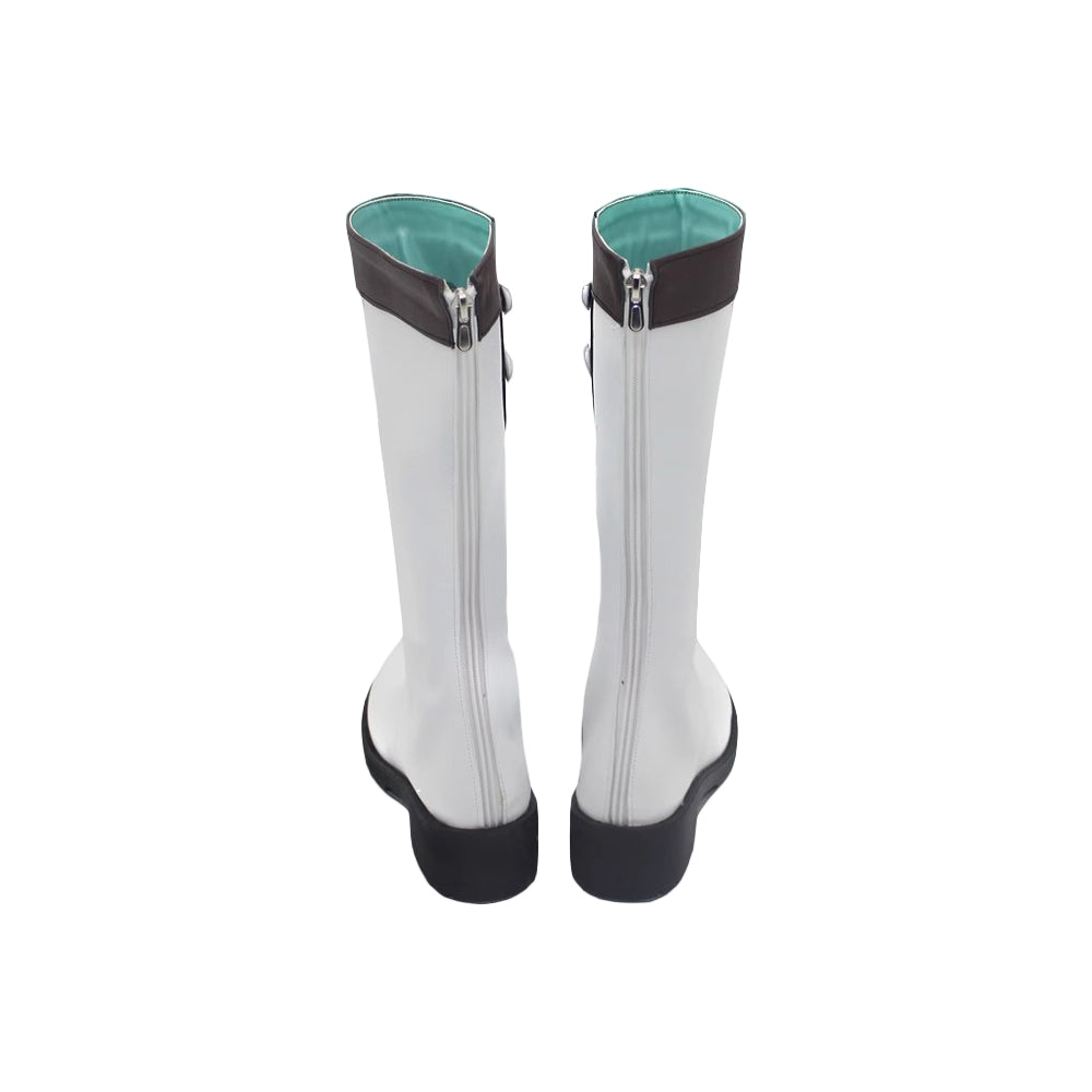 Game Reverse:1999 Cosplay Regulus Cosplay Shoes White Color Long Boots