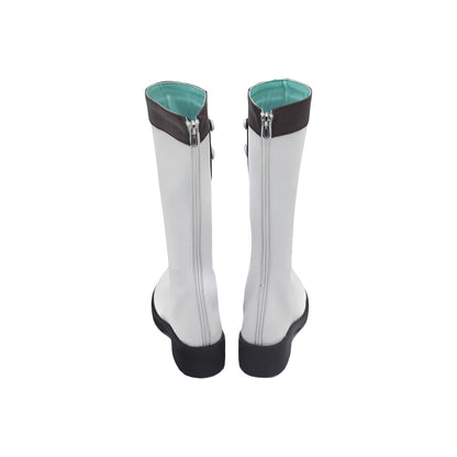Game Reverse:1999 Cosplay Regulus Cosplay Shoes White Color Long Boots