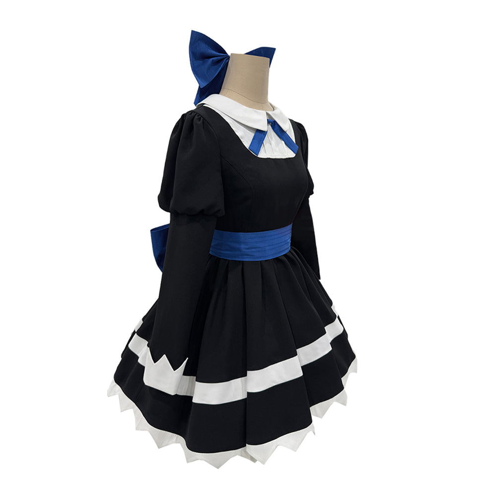 【In Stock】Anime Panty & Stocking with Garterbelt Cosplay Stocking Black Dress Cosplay Costume
