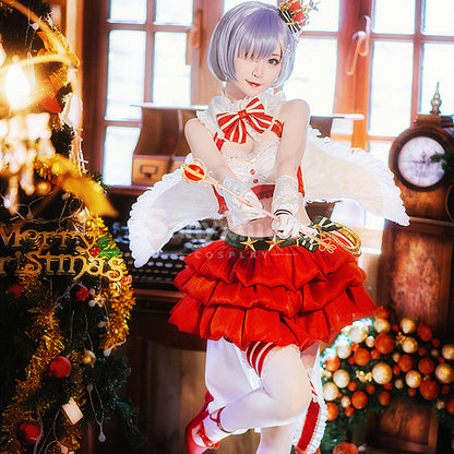 【In Stock】Anime Re: Zero - Starting Life in Another World Cosplay Rem Christmas Cosplay Costume