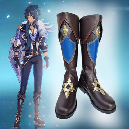 Game Genshin Impact Cosplay Kaeya Alberich Cosplay Shoes - Cosplay Shoes Boots