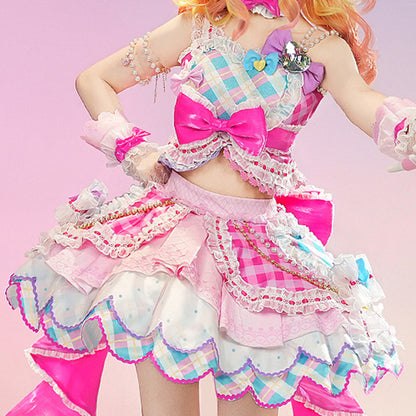 【In Stock】Anime Aikatsu! Cosplay Nijino Yume Cosplay Costume Premium Edition