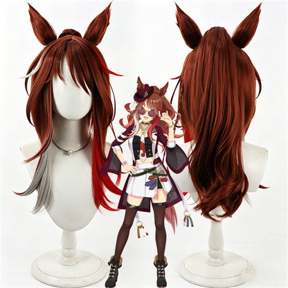 【In Stock】Game Umamusume:Pretty Derby Cosplay フォーエバーヤング Forever Young Cosplay Wig With Ears and Tail