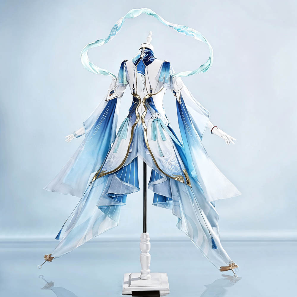 【In Stock】Game Wuthering Waves Cosplay Qingxiao Cosplay Costume Premium Edition
