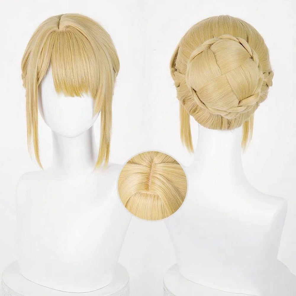 【In Stock】Game Zenless Zone Zero Cosplay Evelyn Chevalier Cosplay Wig