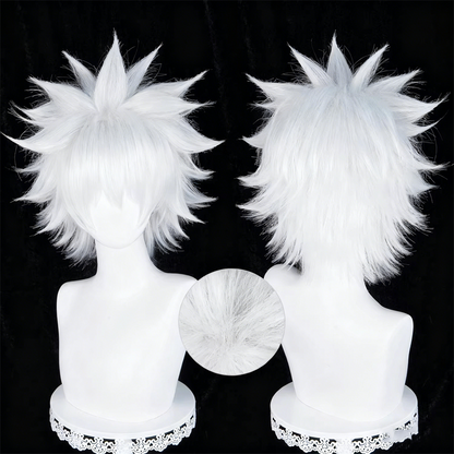 【In Stock】Anime Hunter x Hunter Cosplay キルア＝ゾルディック Killua Zoldyck Cosplay Wig