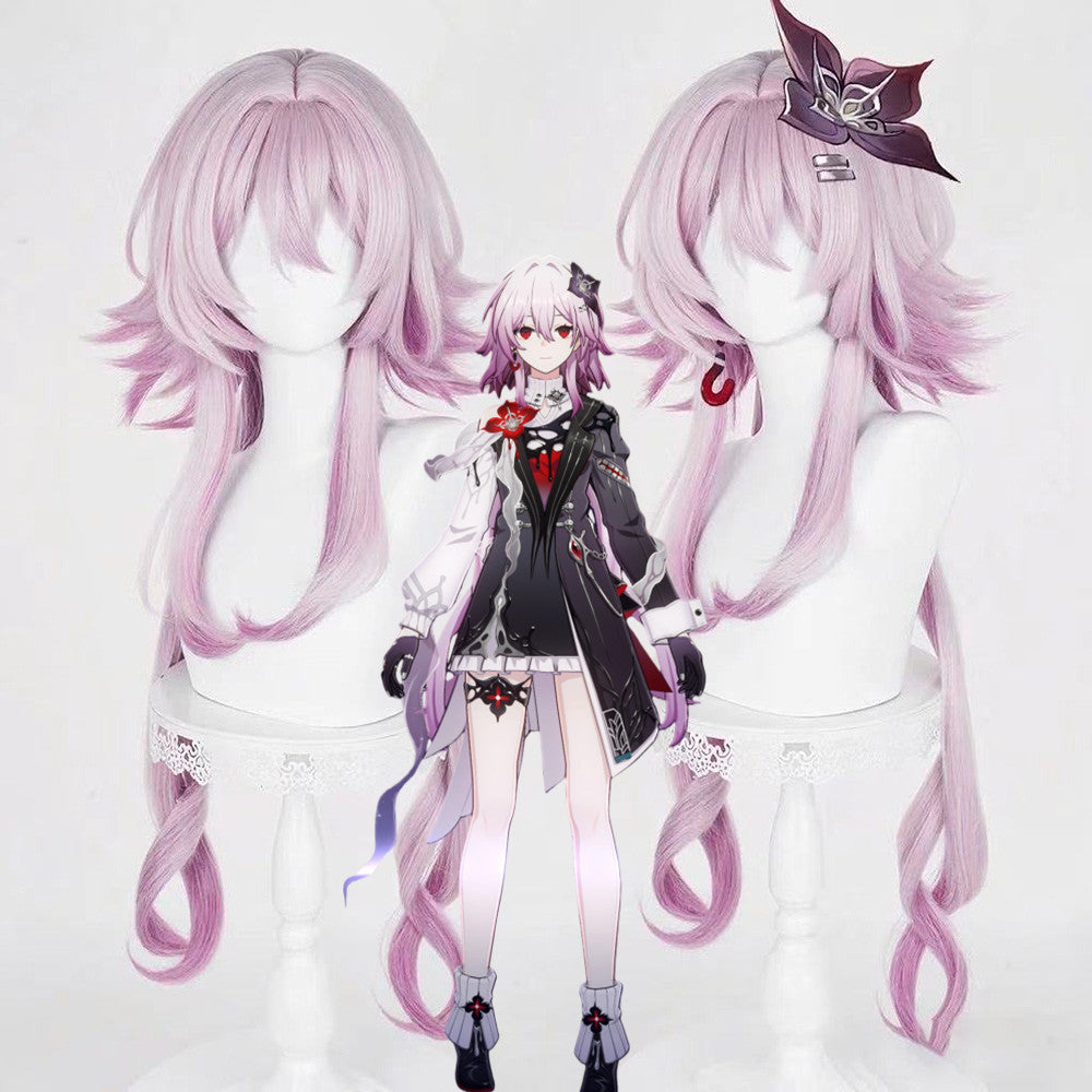 【In Stock】Game Honkai: Star Rail Cosplay Evernight March 7th Cosplay Wig