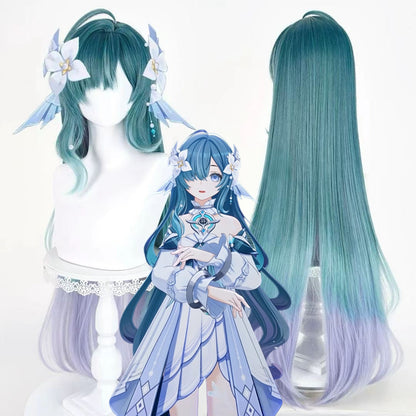 【In Stock】Game Genshin Impact Cosplay Vodyanitsa Cosplay Wig