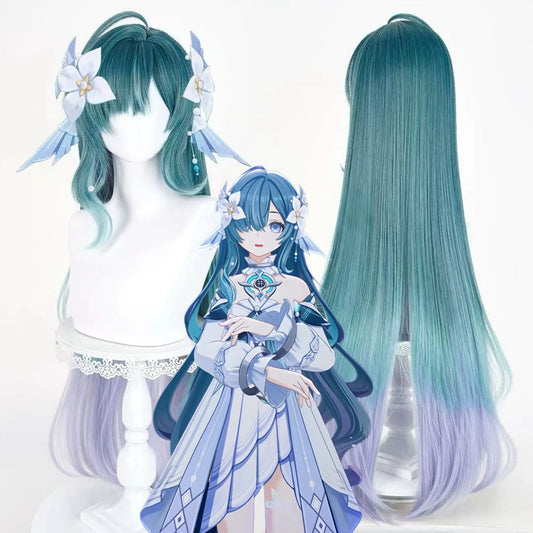 【In Stock】Game Genshin Impact Cosplay Vodyanitsa Cosplay Wig
