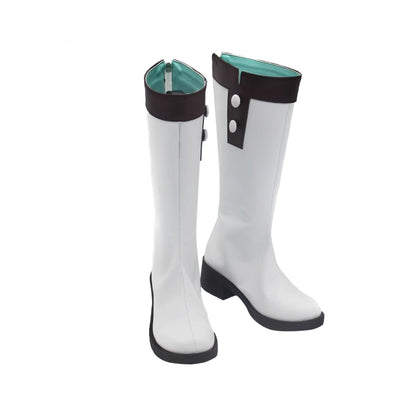 Game Reverse:1999 Cosplay Regulus Cosplay Shoes White Color Long Boots
