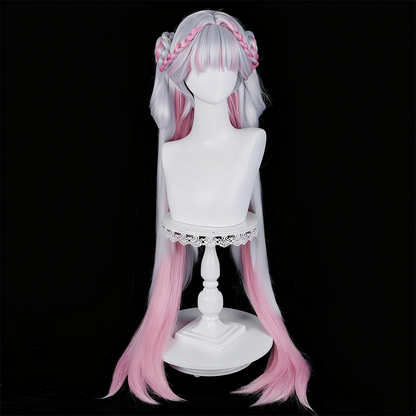 【In Stock】Game Wuthering Waves Cosplay Jinhsi Peach Blossom Cosplay Wig