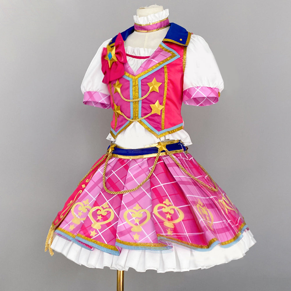【In Stock】Anime Aikatsu! Cosplay Nijino Yume School Uniform Cosplay Costume