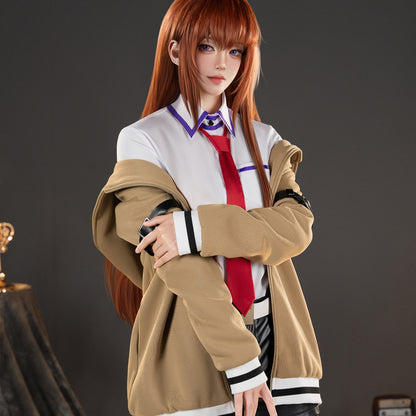 【Pre-Sale】Anime Steins;Gate Cosplay Kurisu Makise Cosplay Costume Premium Edition