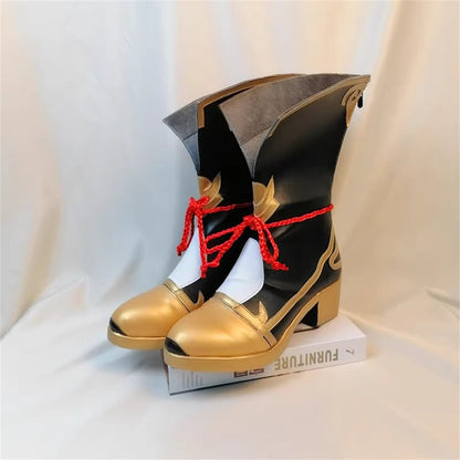 Game Genshin Impact Cosplay Xiangling Cosplay Shoes - Cosplay Shoes Boots