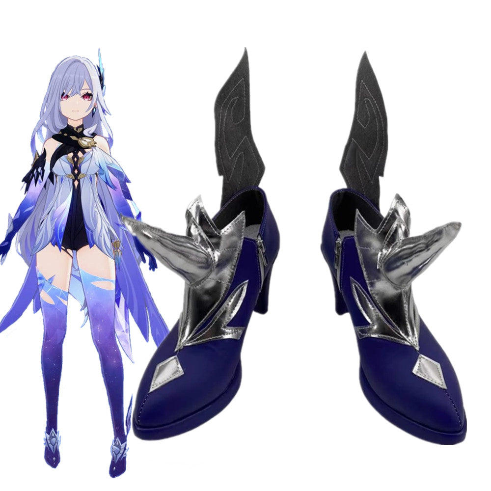 Game Genshin Impact Cosplay Skirk Cosplay Shoes