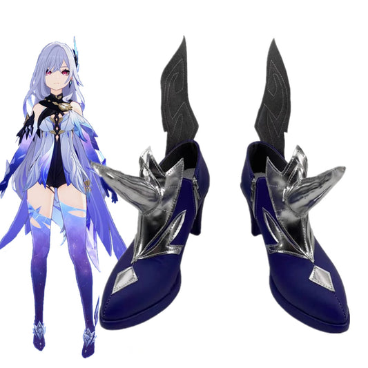 Game Genshin Impact Cosplay Skirk Cosplay Shoes